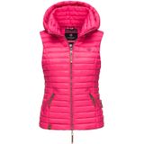 NAVAHOO Damen Designer Steppweste ärmellose Weste mit Kapuze Shadaa
