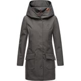 MARIKOO Damen Outdoor Winter Softshelljacke Regenjacke mit großer Kapuze Mayleen