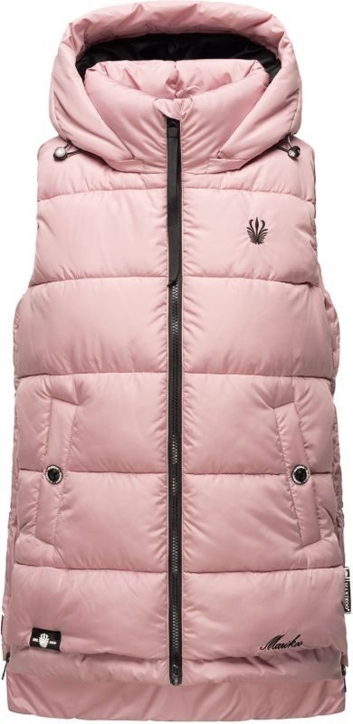 MARIKOO Damen Steppweste Bodywarmer mit Kapuze Zarinaa