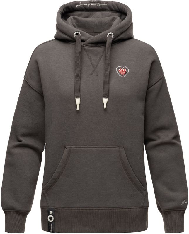 NAVAHOO Damen Kapuzensweatshirt Stylischer Damen Hoodie im Oversize-Look Goldfee