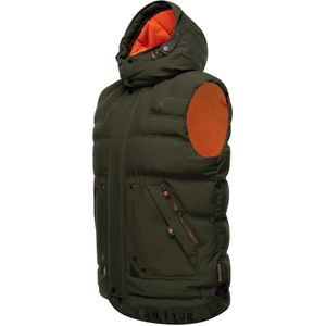 STONE HARBOUR Sportliche Herren Steppweste Outdoorweste mit abnehmbarer Kapuze Egoor