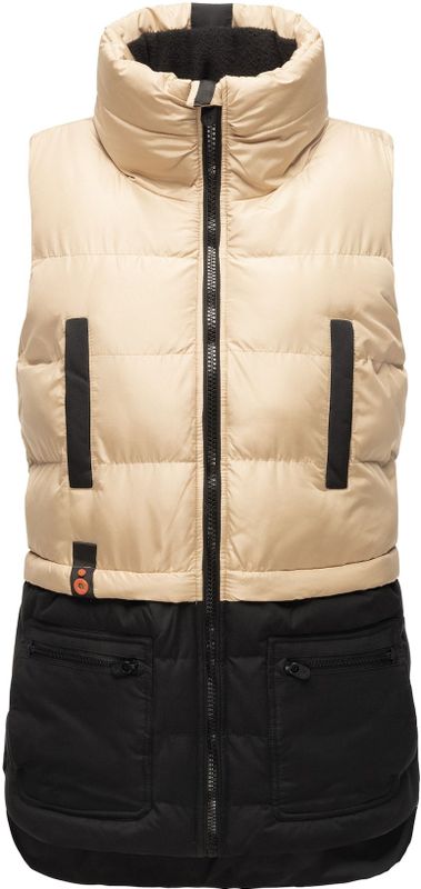 MARIKOO Damen Weste Outdoor Bodywarmer Winter Windbreaker Steppweste Kiraraa