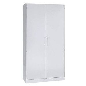 C+P Vleugeldeurkast ASISTO, hoogte 1980 mm, breedte 1000 mm, 4 legborden, verkeerswit/verkeerswit
