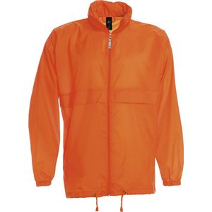 Windjas 'Sirocco Men Windbreaker' B&C Collectie maat S Oranje