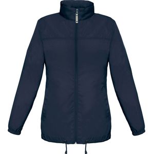 Windjas 'Sirocco Women Windbreaker' B&C Collectie maat M Donkerblauw/Navy