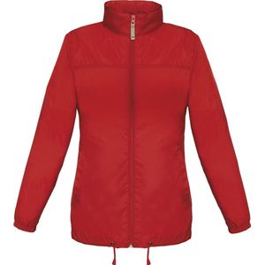 Windjas 'Sirocco Women Windbreaker' B&C Collectie maat S Rood