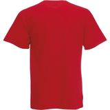 Fruit of the Loom - T-shirt - Rood - 100% Katoen - 5 Stuks