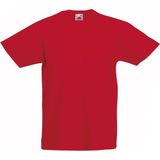 Fruit of the Loom - T-shirt - Rood - 100% Katoen - 5 Stuks
