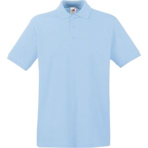 Fruit of the Loom Premium Polo Shirt Blauw S