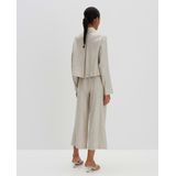 Linnen blazer met opgestikte steekzakken, model 'Nania'