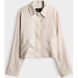 Linnen blazer met opgestikte steekzakken, model 'Nania'