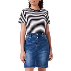 Timezone Marahtz rok voor dames, Rich Royal Blue Wash, 30W Regular