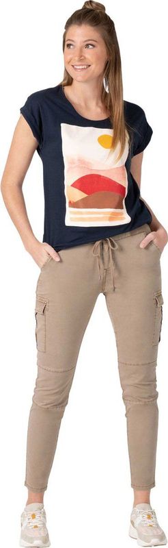 TIMEZONE - Slim MalikaTZ 7/8 - Cargo Broek - Beige