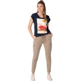 TIMEZONE - Slim MalikaTZ 7/8 - Cargo Broek - Beige