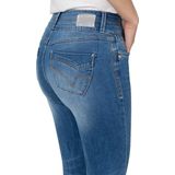Timezone Dames Slim Enyatz Womenshape, blauw (smurf blue wash), 26W x 30L