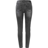Timezone Dames Tight Aleenatz Womenshape Jeans, Vulcano Grey Wash, 26W x 30L