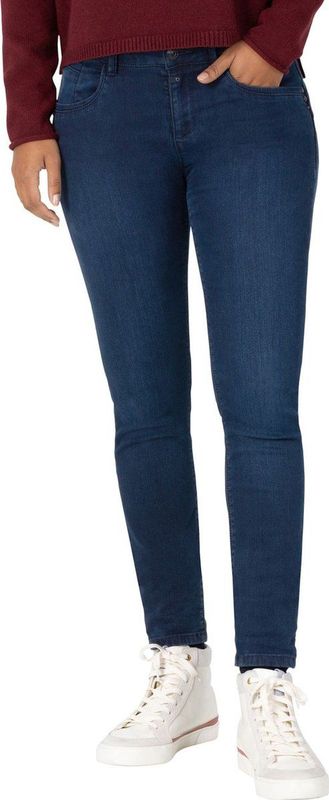 Timezone Dames Tight SanyaTZ Jeans, Admiral Blue Wash, 25/30