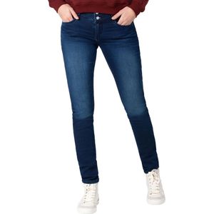 Timezone Dames Slim EnyaTZ Jeans, Muted Blue Wash, 25/30