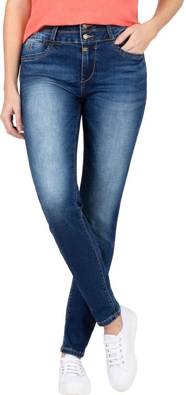 TIMEZONE Dames Jeans Broeken SLIM ENAYTZ Womanshape slim Fit Blauw Volwassenen