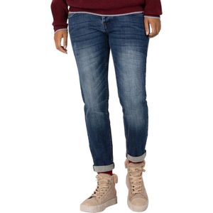 Timezone Dames Slim NaliTZ 7/8 Jeans, Metal Blue Wash, 29
