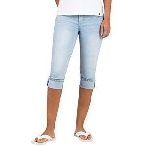 Timezone Dames Slim TaliTZ 3/4 Shorts, extra bleach wash, 28, Extra Bleach Wash, 28