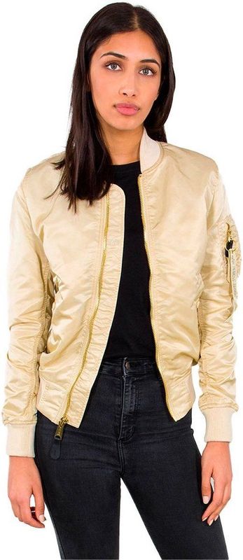 MA-1 VF LW - Bomberjack - Glanzende Ritssluiting - Dames