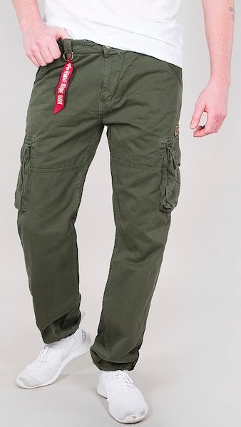 Alpha Industries - Jet Broek - Groen - 100% Katoen