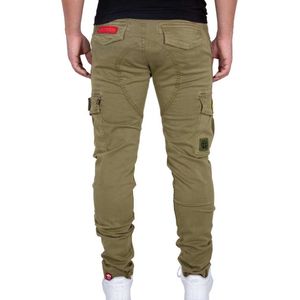 Cargobroek - Effen - Katoen - Lang - Tapered