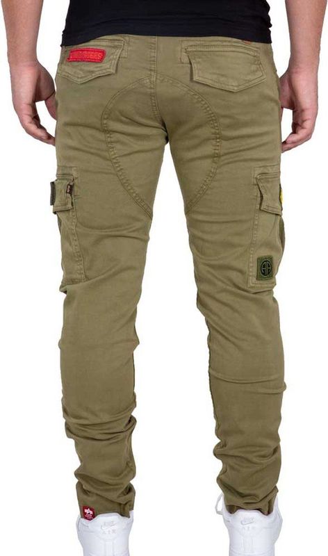 Cargobroek - Effen - Katoen - Lang - Tapered