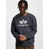 Alpha Industries - Sweatshirt - Navy - Zonder capuchon - Lange mouwen