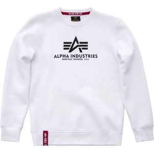 Hoodie - White - Zonder Capuchon - Lange Mouwen - Ronde Hals