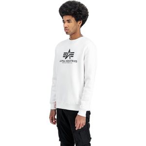 Hoodie - White - Zonder Capuchon - Lange Mouwen - Ronde Hals