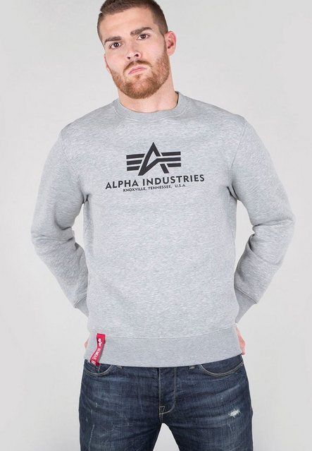 Alpha Industries - Sweatshirt - Grijs - Basic