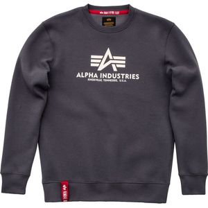 Sweater - Zwart - Sweatstof - Ronde Hals - Logoprint