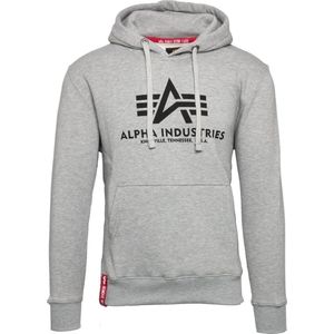 Alpha Industries - Basic Hoodie - Grijs - Katoen/Polyester