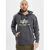 Alpha Industries Basic Hoodie Grey/Black