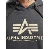 Alpha Industries Basic Hoodie Grey/Black