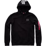 Alpha Industries - Back Print Hoodie - Groen - 80% Katoen 20% Polyester