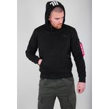 Alpha Industries - Back Print Hoodie - Groen - 80% Katoen 20% Polyester