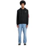 Alpha Industries - Back Print Hoodie - Groen - 80% Katoen 20% Polyester