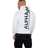 Alpha Industries - Back Print Hoodie - Grijs - Katoen/Polyester