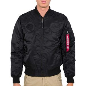 Alpha Industries - MA-1 VF NASA - Jas - Zwart - Nylon