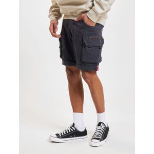 Cargobroek - Effen - Katoen - Kort/mini - Regular Pasvorm