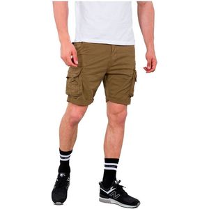 Alpha Industries - Korte Broek - Cargobroek - Groen - Katoen