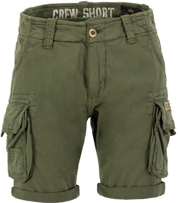 Korte Broek - Dark Olive - 98% Katoen, 2% Elastaan - Slim Fit