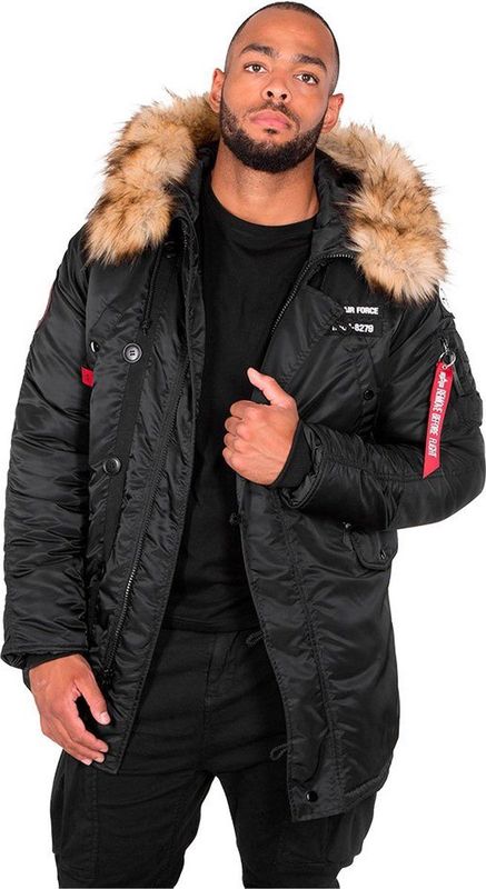 Alpha Industries - Flight Jacket - Zwart - Nylon