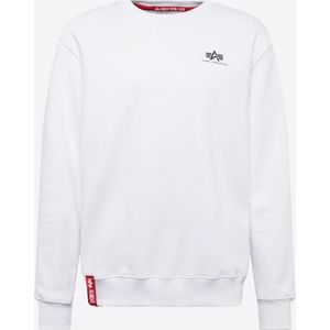 Alpha Industries - Basic Small Logo - Sweatshirt - Zwart - Katoen/Polyester