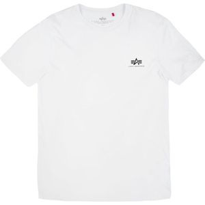 Alpha Industries - Basis Klein Logo - T-shirt - Zwart - 100% Katoen