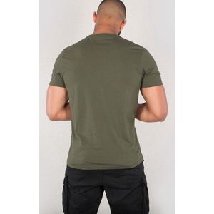 Alpha Industries - Klein Logo - T-shirt - Zwart - 100% Katoen