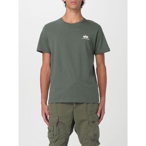 Alpha Industries - Klein Logo - T-shirt - Zwart - 100% Katoen
